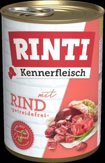 Rinti Kennerfleisch Pies Mokra Karma z wołowiną (mit rind) op. 400g