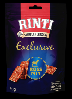 Rinti Przysmak Singlefleisch Exclusive z koniną (Ross pur) op.50g