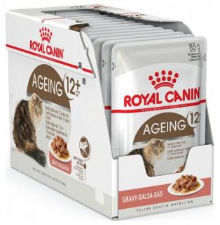 Royal Canin Kot Ageing+12 Mokra Karma (sos) 12x85g PAKIET