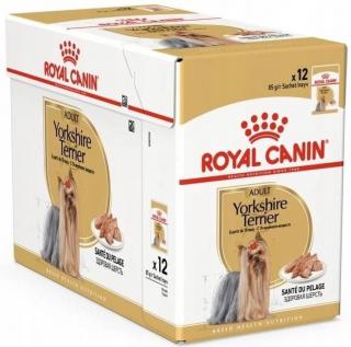 Royal Canin Pies Yorkshire Terrier Adult Mokra Karma 12x85g PAKIET WYPRZEDAŻ