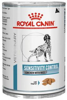 Royal Canin Veterinary Pies Sensitivity Control Chicken  Rice Mokra Karma z kurczakiem 410g