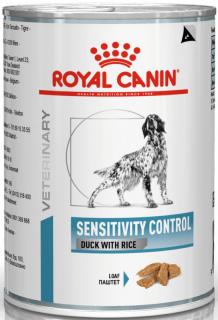 Royal Canin Veterinary Pies Sensitivity Control Duck  Rice Mokra Karma z kaczką 410g