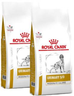 Royal Canin Veterinary Pies Urinary S/O Moderate Calorie Sucha Karma 2x12kg DWU-PAK