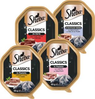 Sheba Kot Classic in Pastete Mokra karma w pasztecie 4x85g