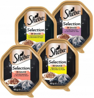 Sheba Kot Classic in Sauce Mokra karma w sosie 4x85g