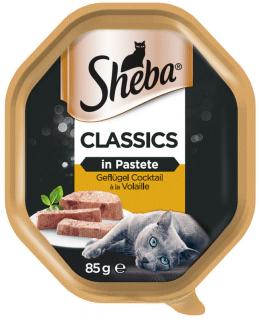 Sheba Kot Classics in Pastete Koktajl Drobiowy Mokra karma z drobiem w pasztecie 85g