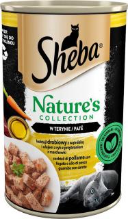 Sheba Kot Nature's Collection Mokra karma z koktajlem drobiowym i wątróbką w pasztecie 400g