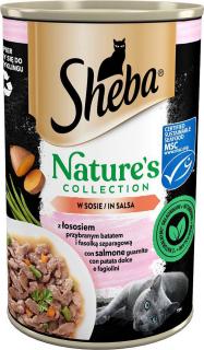 Sheba Kot Nature's Collection Mokra karma z łososiem w sosie 400g