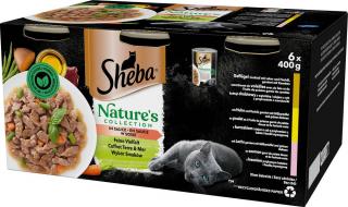Sheba Kot Nature's Collection Wybór Smaków Mokra karma w sosie 6x400g