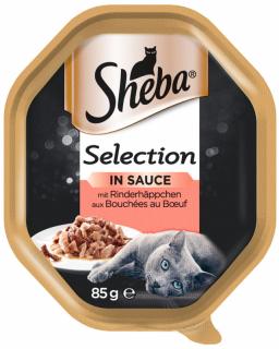 Sheba Kot Selection in Sauce Mokra karma z wołowiną w sosie 85g
