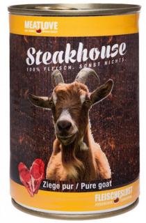 Steakhouse Ziege pur Mokra Karma z koziną 400g