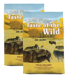 Taste of the Wild Pies High Prairie Canine Sucha Karma 2x12.2kg DWU-PAK