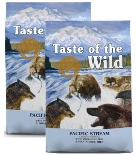 Taste of the Wild Pies Pacific Stream Canine Sucha Karma 2x12.2kg DWU-PAK