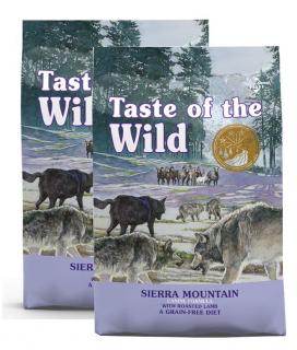 Taste of the Wild Pies Sierra Mountain Canine Sucha Karma 2x12.2kg DWU-PAK