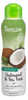 Tropiclean Oatmeal  Tea Tree Medicated Szampon kojący dla psa 355ml