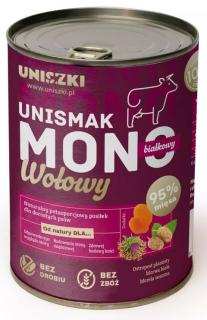 Uniszki Unismak Mono Adult Mokra Karma z wołowiną dla psa 400g