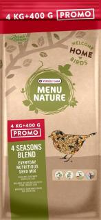 Versele-Laga Menu Nature 4 Seasons Blend Uniwersalna Karma dla ptaków wolnożyjących op. 4kg + 400g GRATIS