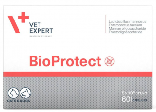 VetExpert BioProtect probiotyk dla psa i kota 60 kapsułek