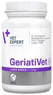 VetExpert GeriatiVet Large Dog preparat witaminowy dla starszego psa rasy dużej 820mg 45 tab.