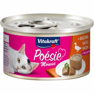 Vitakraft Poesie Mousse Mokra karma z kaczką dla kota 85g