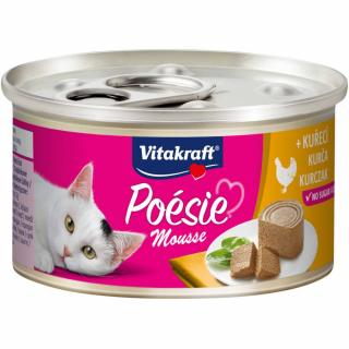 Vitakraft Poesie Mousse Mokra karma z kurczakiem dla kota 85g