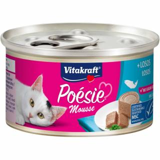 Vitakraft Poesie Mousse Mokra karma z łososiem dla kota 85g