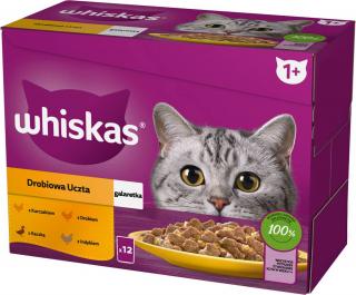 Whiskas Kot Adult (1+) Drobiowa Uczta Mokra Karma (galaretka) 12x85g