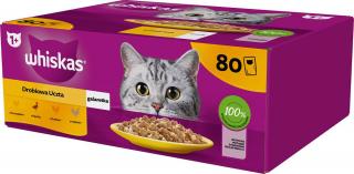 Whiskas Kot Adult (1+) Drobiowa Uczta Mokra Karma (galaretka) 80x85g