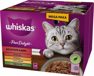 Whiskas Kot Adult Soczyste Kąski Mokra Karma (galaretka) 24x85g