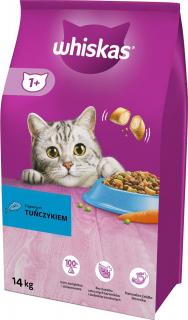 Whiskas Kot Adult Sucha Karma z tuńczykiem 14kg [Data ważności 15.09.2025]