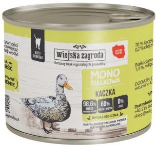 Wiejska Zagroda Kot Monobiałkowa Mokra karma z kaczką 200g