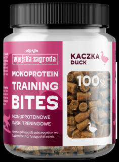 Wiejska Zagroda Monoprotein Training Bites Przysmaki Treningowe z kaczką dla psa 150g