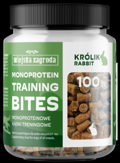 Wiejska Zagroda Monoprotein Training Bites Przysmaki Treningowe z królikiem dla psa 150g