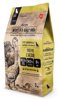 Wiejska Zagroda Pies Sucha Karma z indykiem i gęsią 2kg