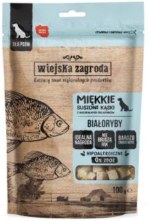 Wiejska Zagroda Suszone Kąski Białoryby Przysmak 100g