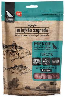 Wiejska Zagroda Suszone Kąski Tuńczyk Przysmak 100g