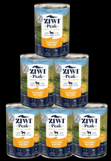 Ziwi Peak Chicken Recipe Mokra Karma z kurczakiem dla psa 6x390g PAKIET