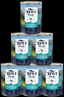Ziwi Peak Mackerel with Lamb Mokra Karma z jagnięciną i makrelą dla psa 6x390g PAKIET