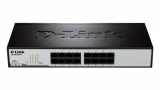 DES-1016D switch L2 16x10/100 Desktop/Rack 19 Metal NO FAN