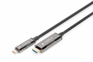 Kabel adapter hybrydowy AOC USB Typ C na HDMI 4K 60Hz 10m