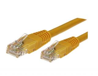 Kabel Patchcord miedziany kat.6A RJ45 UTP 3m żółty