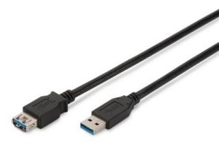 Kabel przedłużający USB 3.1 Gen.1 SuperSpeed 5Gbps Typ USB A/USB A M/Ż 3m Czarny