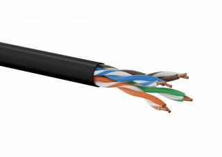 Kabel U/UTP kat.5E Zewnętrzny Suchy Fca 24AWG 305m