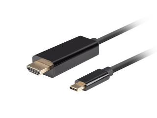 Kabel USB-C(M)->HDMI(M)0.5M 4K 60HZ czarny