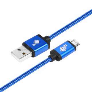 Kabel USB-Micro USB 1.5 m niebieski sznurek