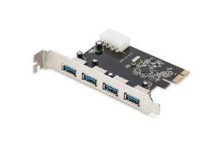 Karta rozszerzeń/Kontroler USB 3.0 PCI Express, 4xUSB 3.0, Chipset: VL805