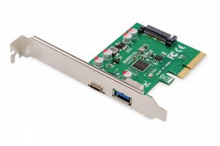 Karta rozszerzeń (Kontroler) USB 3.1 PCI Express USB A/ Typ C 3.1 Gen.2 10Gbps Chipset: ASM1142