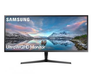 Monitor 34,5 cala LS34J550WQRXEN VA 3440x1440 Ultra WQHD 21:9 format kinowy 2xHDMI/1xDP 4 ms (GTG) płaski 2 lata d2d