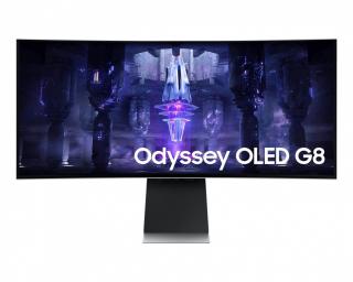 Monitor 34 cale LS34BG850SUXEN OLED 3440x1440 UltraWQHD 21:9 1xMicroHDMI/1xMiniDP/2xUSB-C (65W) 0,1ms zakrzywiony WiFi/BT HAS 175Hz SMART Gaming 2Yd2