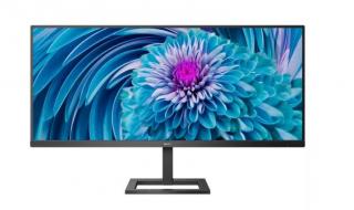 Monitor 345E2AE 34 cale IPS HDMIx2 DP Głośniki regulacja wysokości 100mm